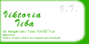 viktoria tiba business card